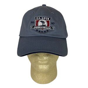 US Open 2010 Pebble Beach USGA Member Golf Hat Cap Blue Canvas Adjustable